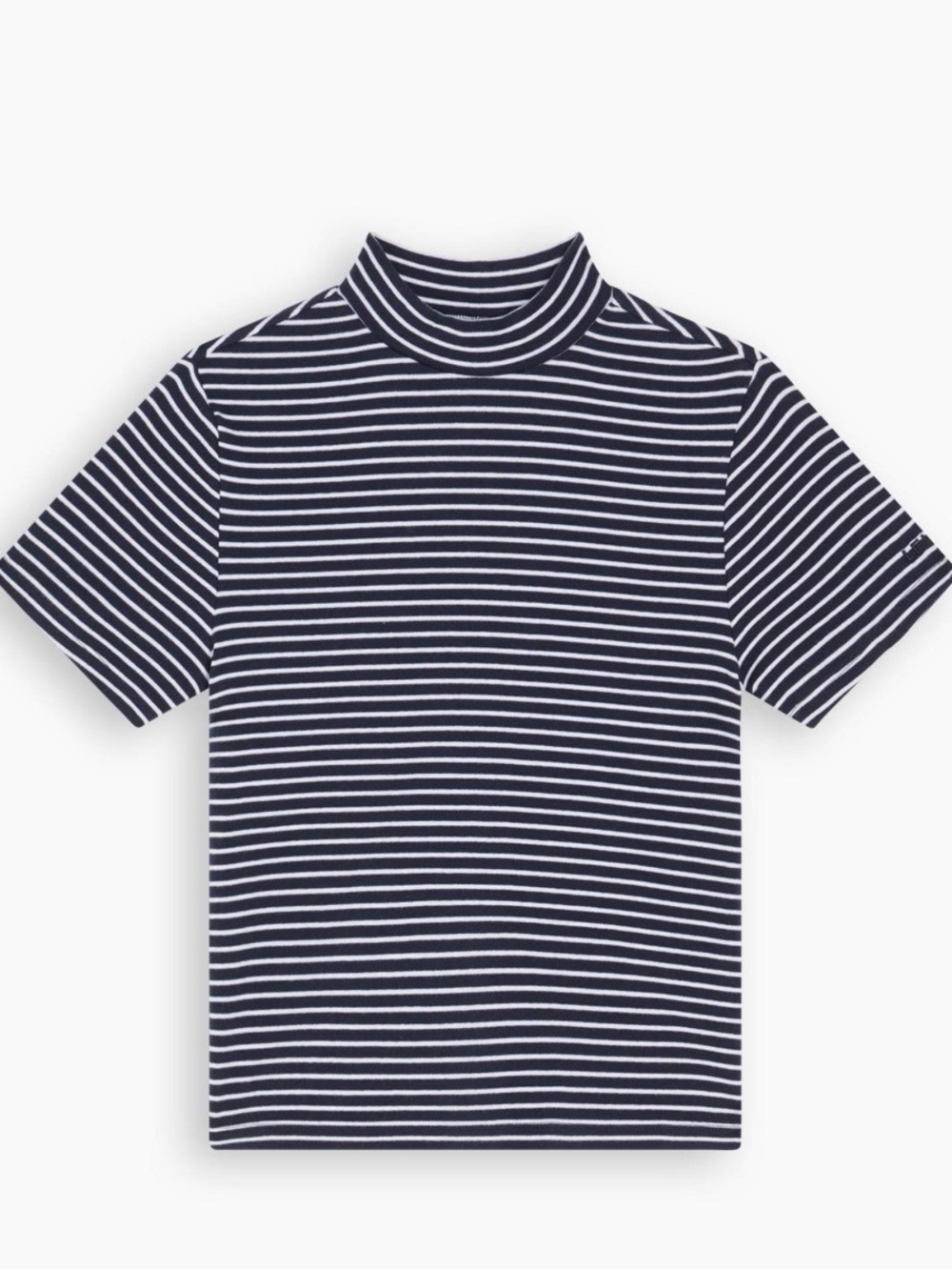 ‼️SALE‼️ Levi's Striped Mock Neck short sleeve shirt